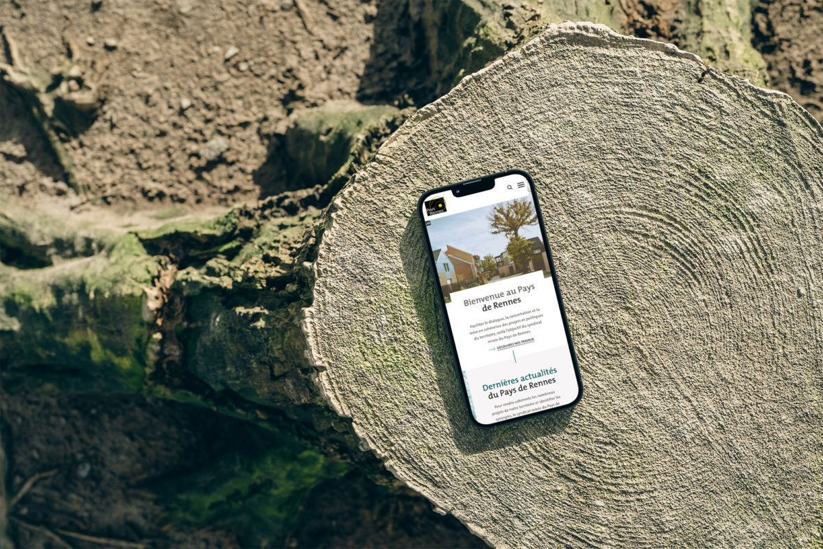 Mockup mobile pays de Rennes